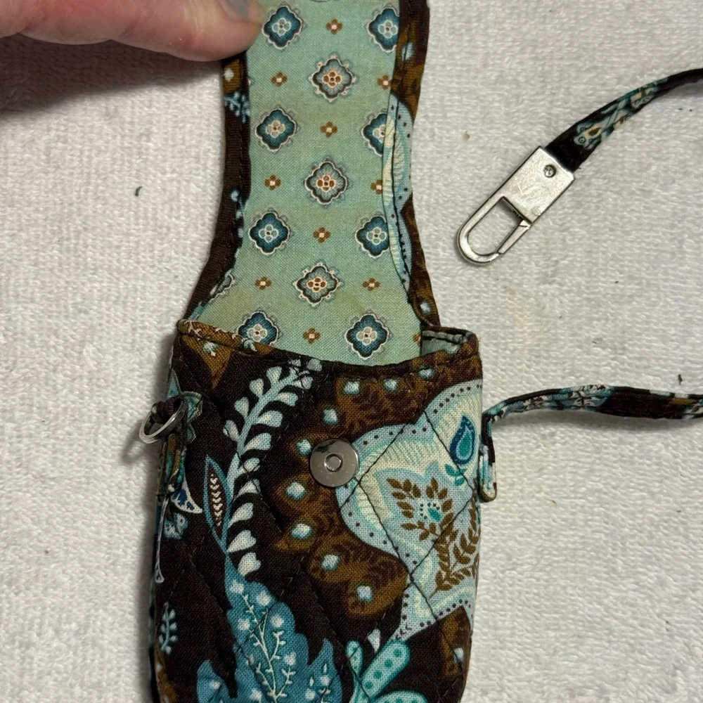 Vera Bradley Phone/keychain/credit Cards Java Retired Holder Sz 2x5